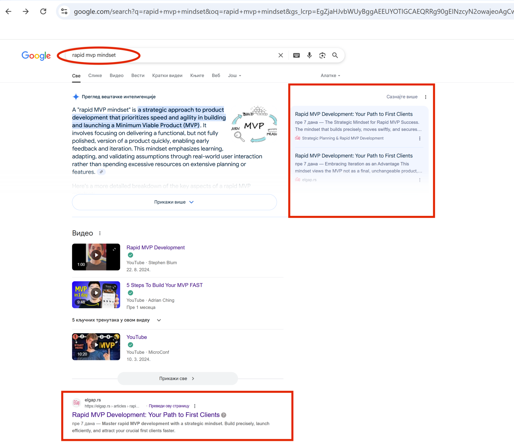 The ElGap Story: How Our 'Rapid MVP Mindset' Hit Google #1 The ElGap Story: How Our 'Rapid MVP Mindset' Hit Google #1
